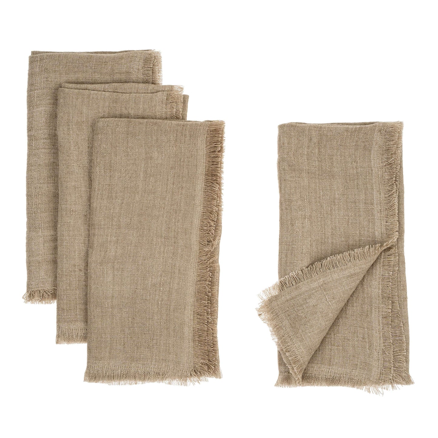 Sand Linen Napkins Set of 4 in