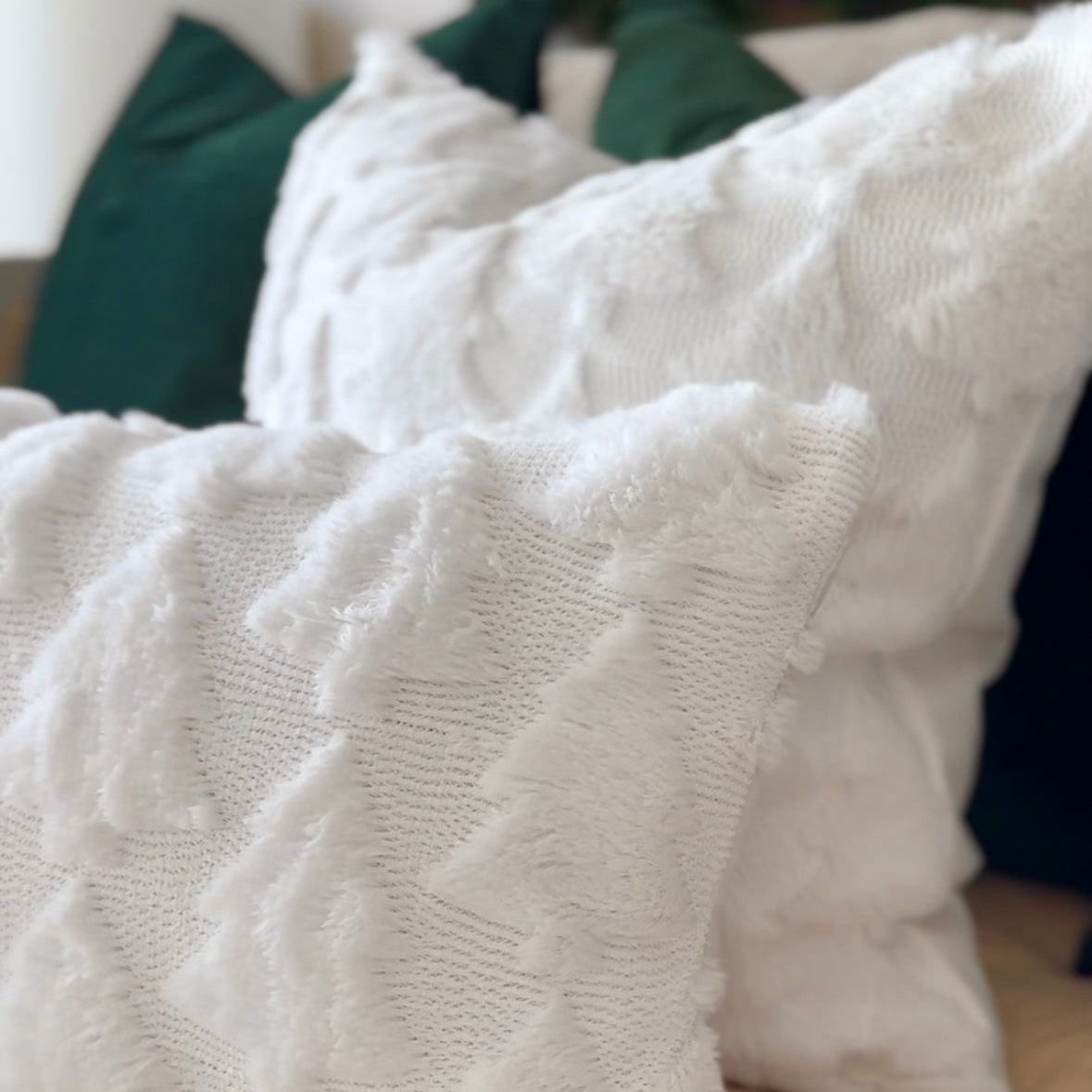 White Fir Pillow Cover