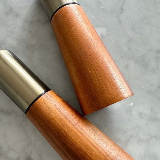 Acacia Wood Salt & Pepper Grinders