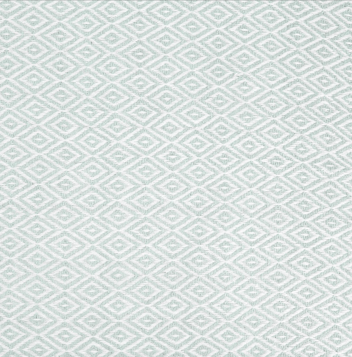 Seafoam Green Coastal Cotton Blanket