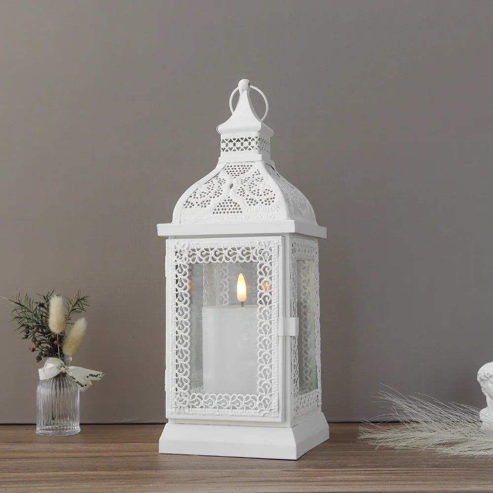 19'' Cream Hanging Lantern