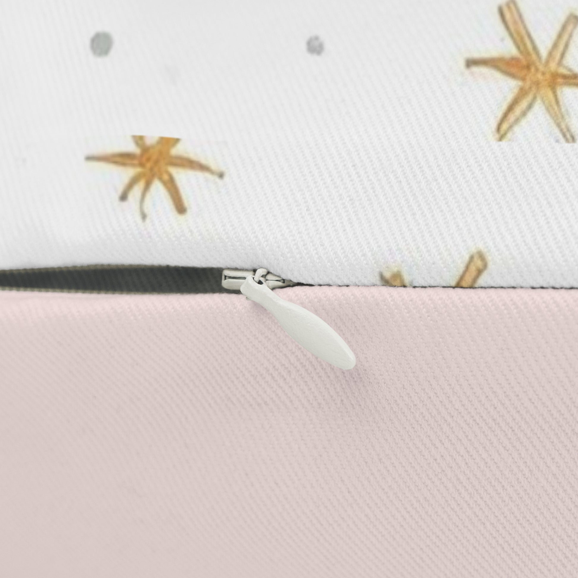 Rectangular Christmas lumbar pillow featuring the Nutcracker and Sugar Plum Fairy.