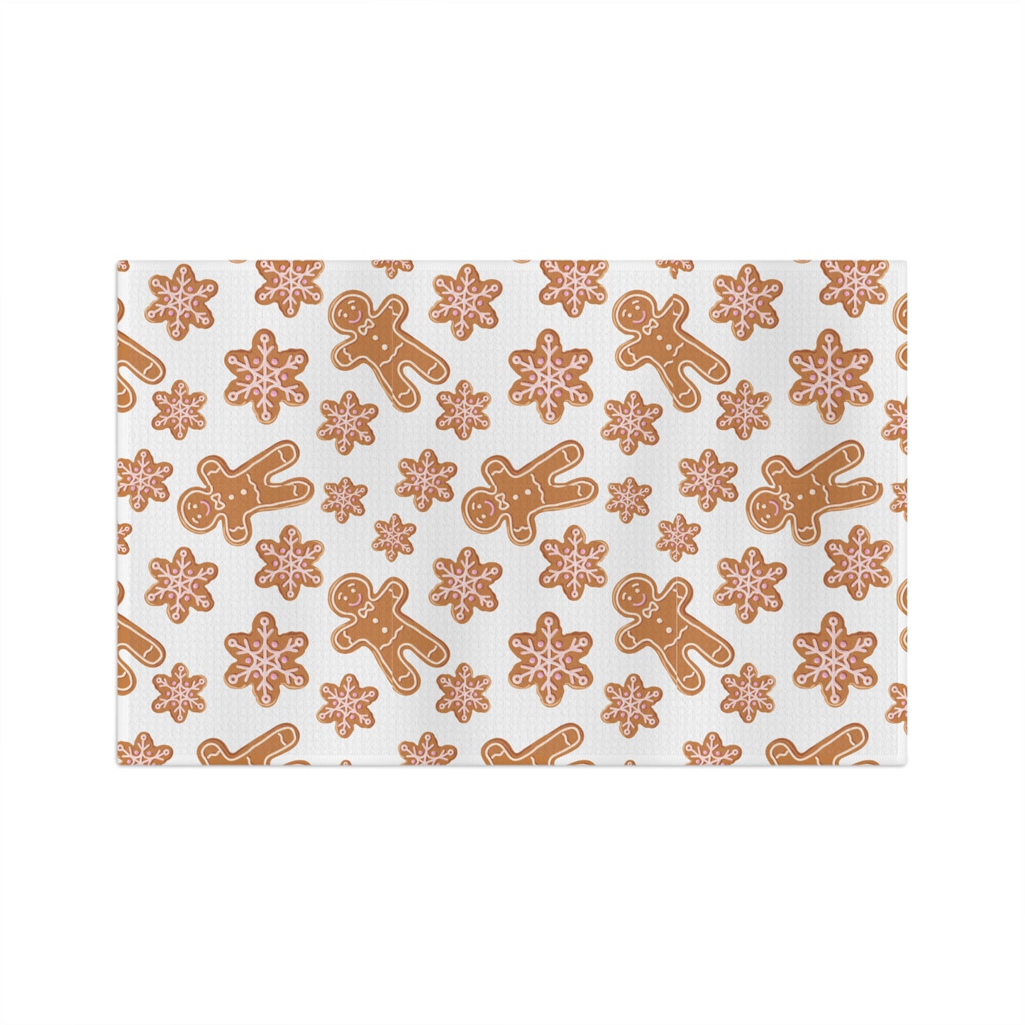 Cute Christmas kitchen towel perfect for gingerbread and cookie baking