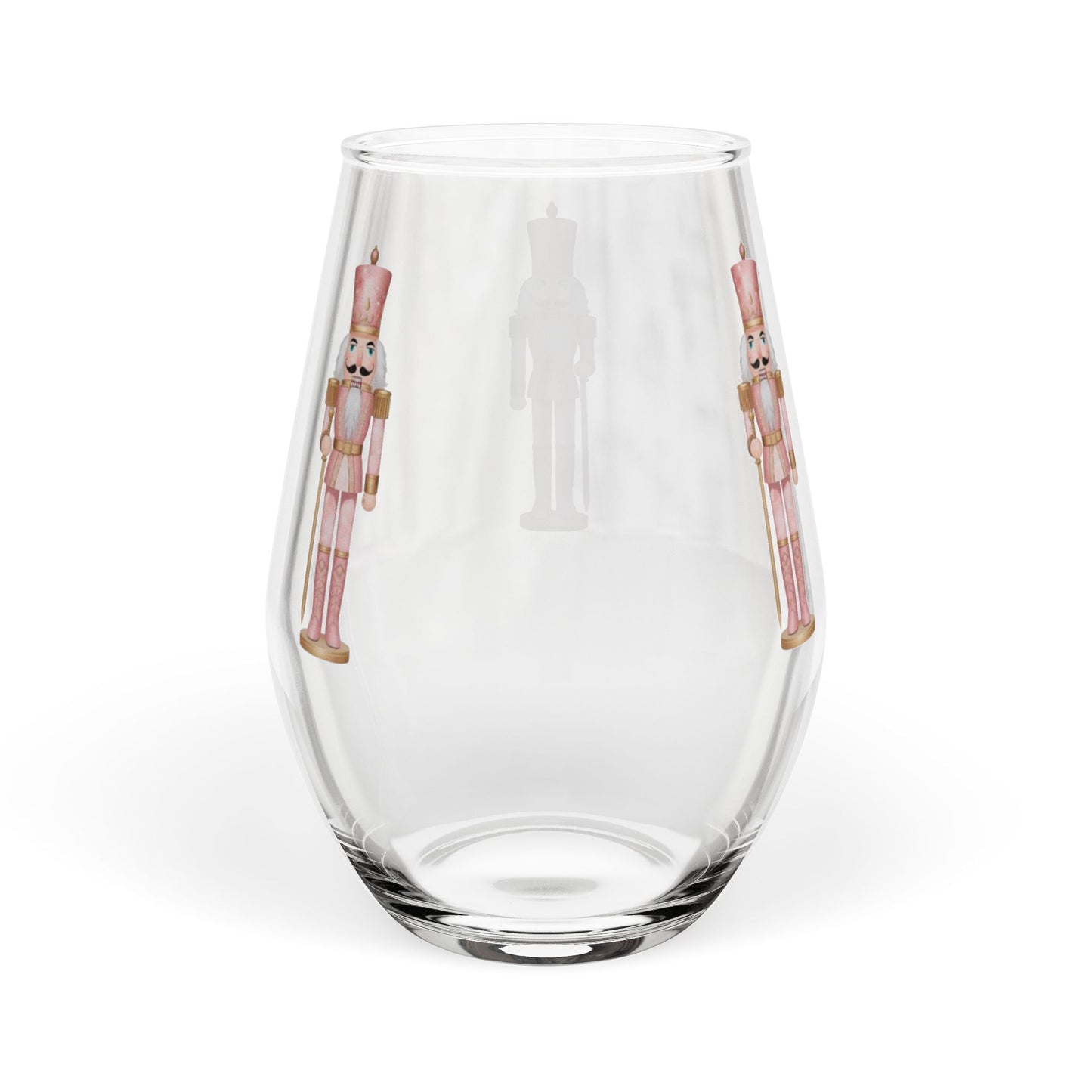Elegant Pink Christmas Barware Gift Idea