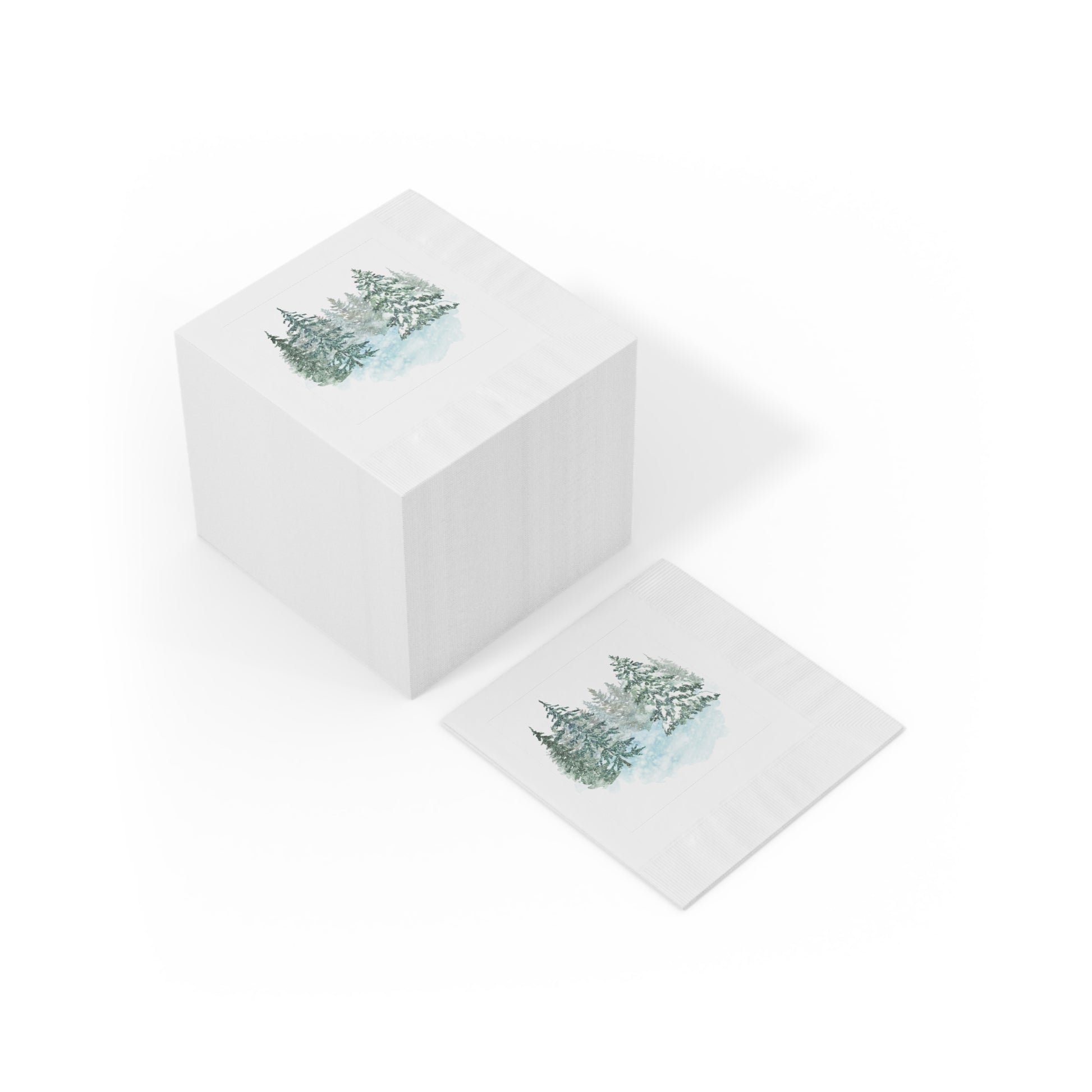 Holiday Party, Paper Napkins, Pine Design
