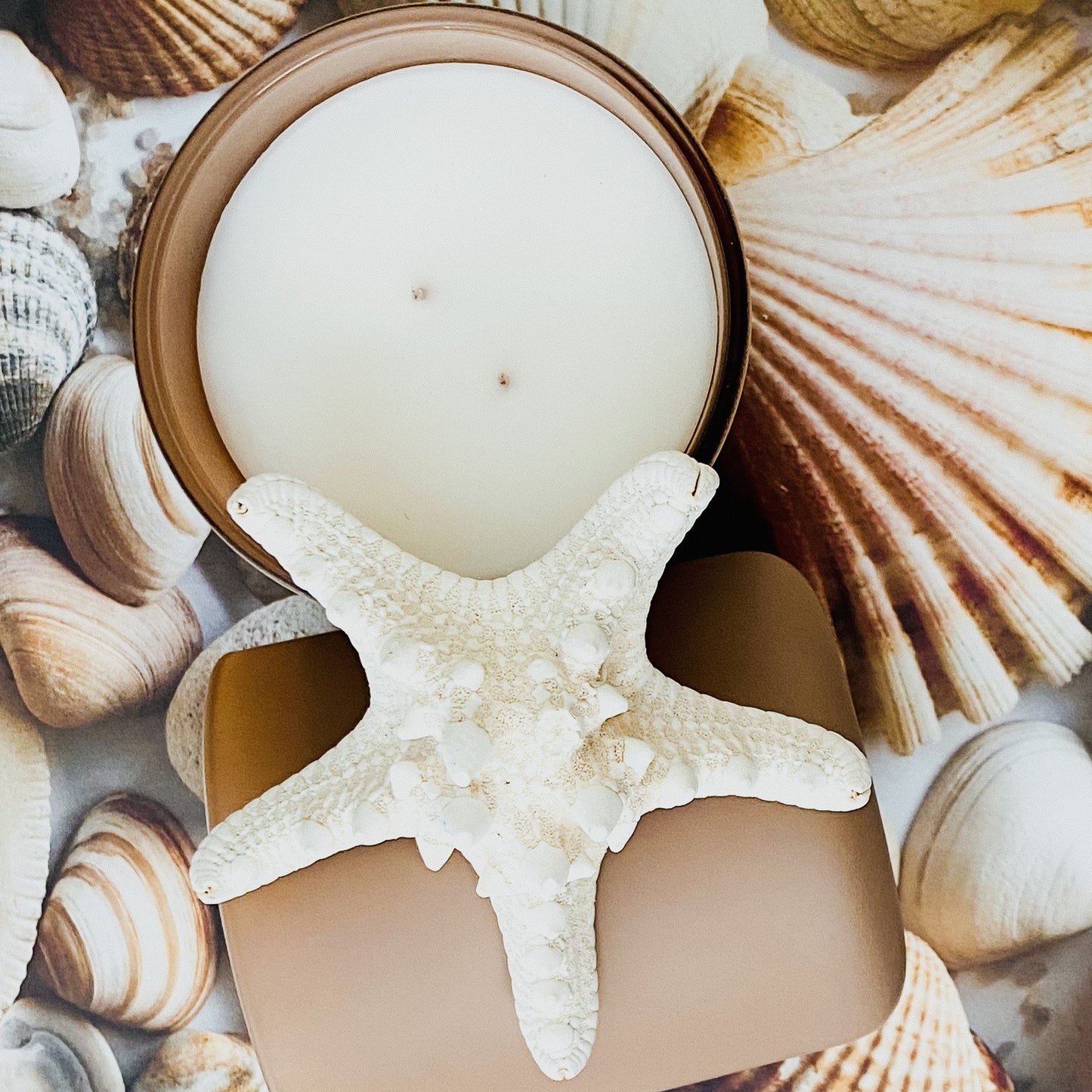 Beach Day Soy Candle – Clean Ingredients, Long Burn, Coconut & Vanilla Scent