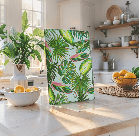Nautical cutting board perfect for beach-themed kitchens and coastal homes