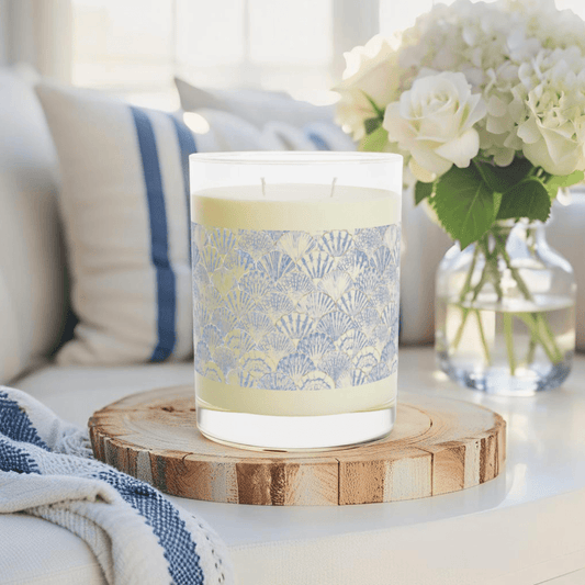 Ocean mist candle with coastal scent