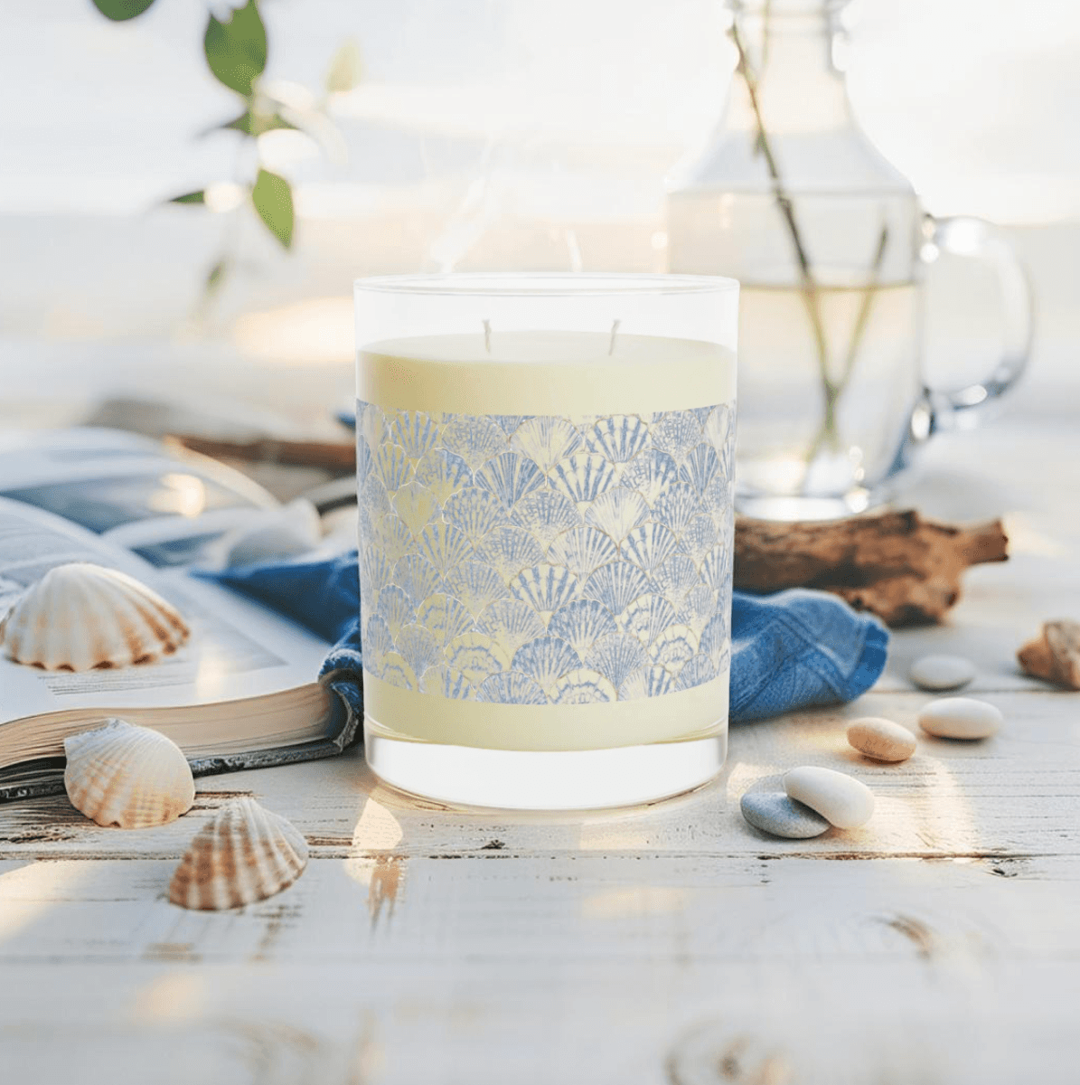 Fresh beach candle for bedroom or living room