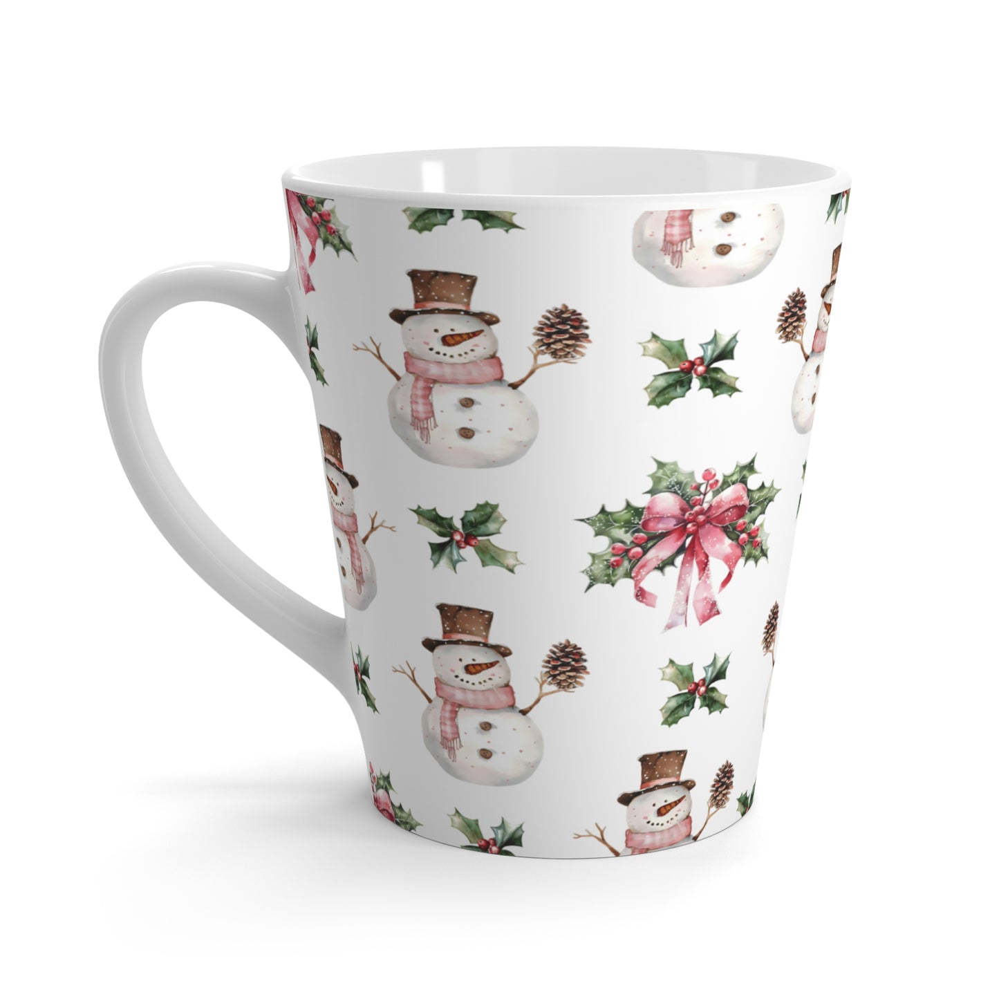 Cute Christmas snowman mug for winter drinks and kitchen décor