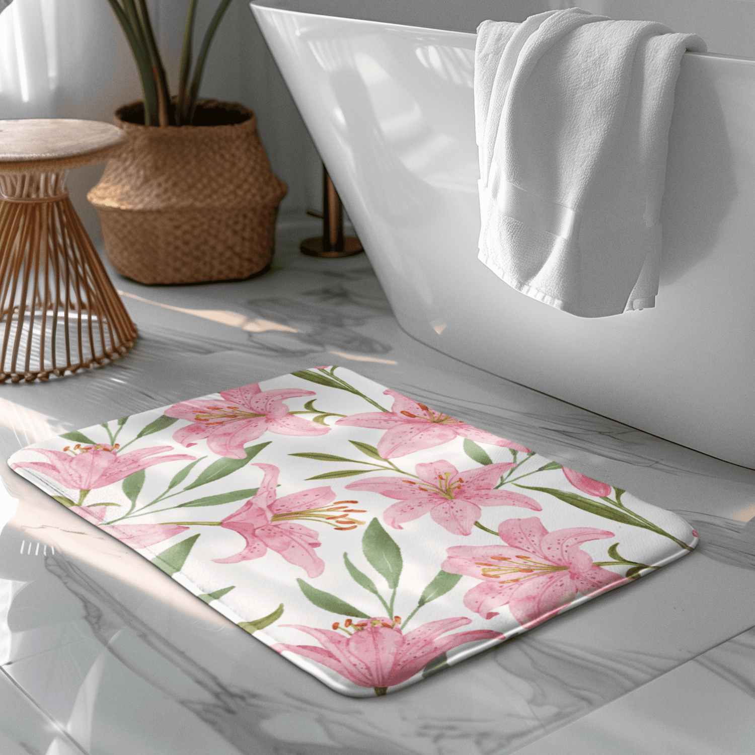 Floral Bathroom