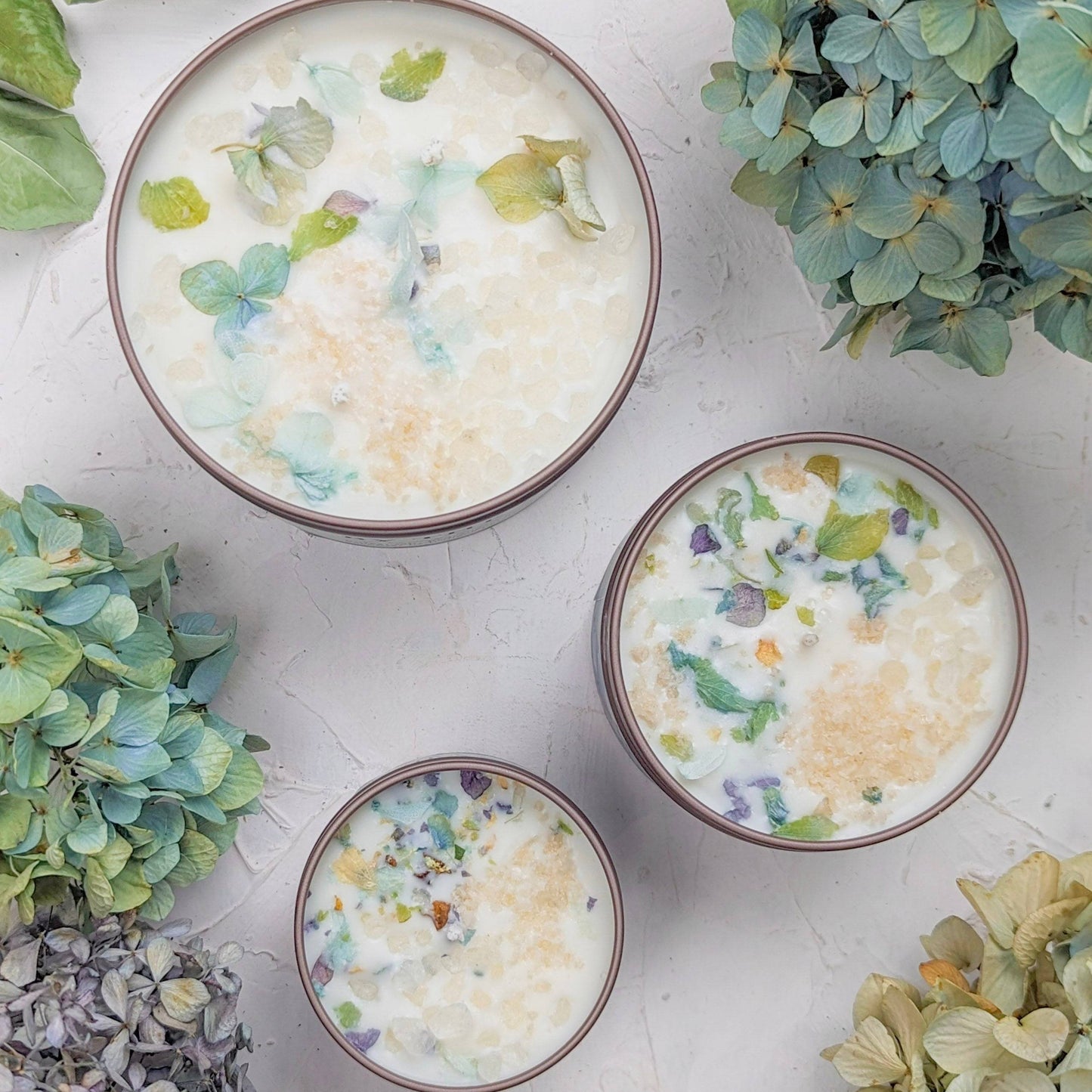 By The Sea Hydrangea Sea Salt Candle