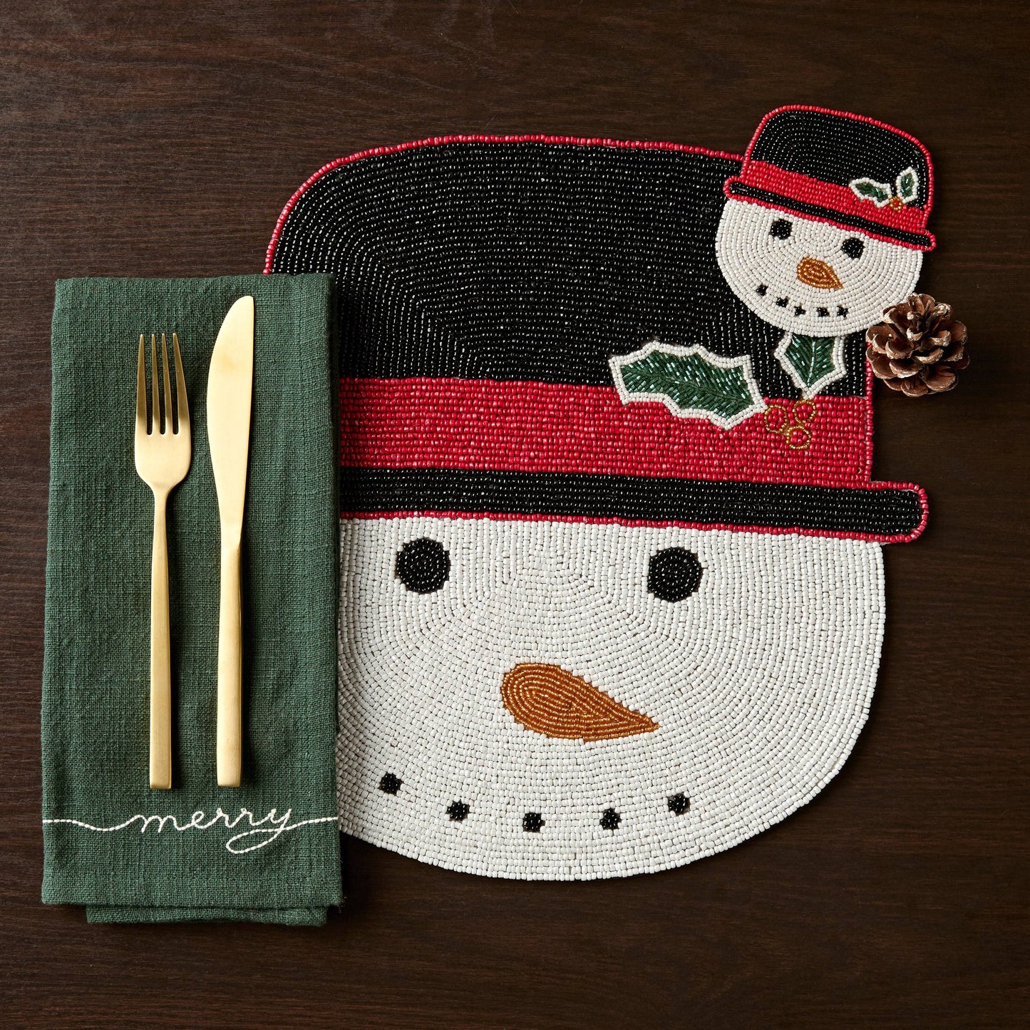 Frosty Snowman Placemat