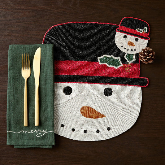 Frosty Snowman Placemat