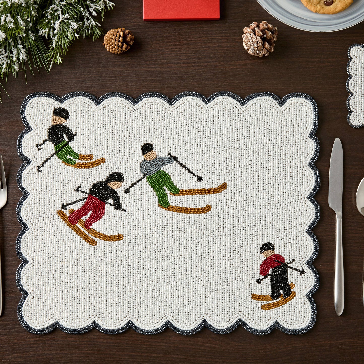 Winter Ski Resort Christmas Placemats