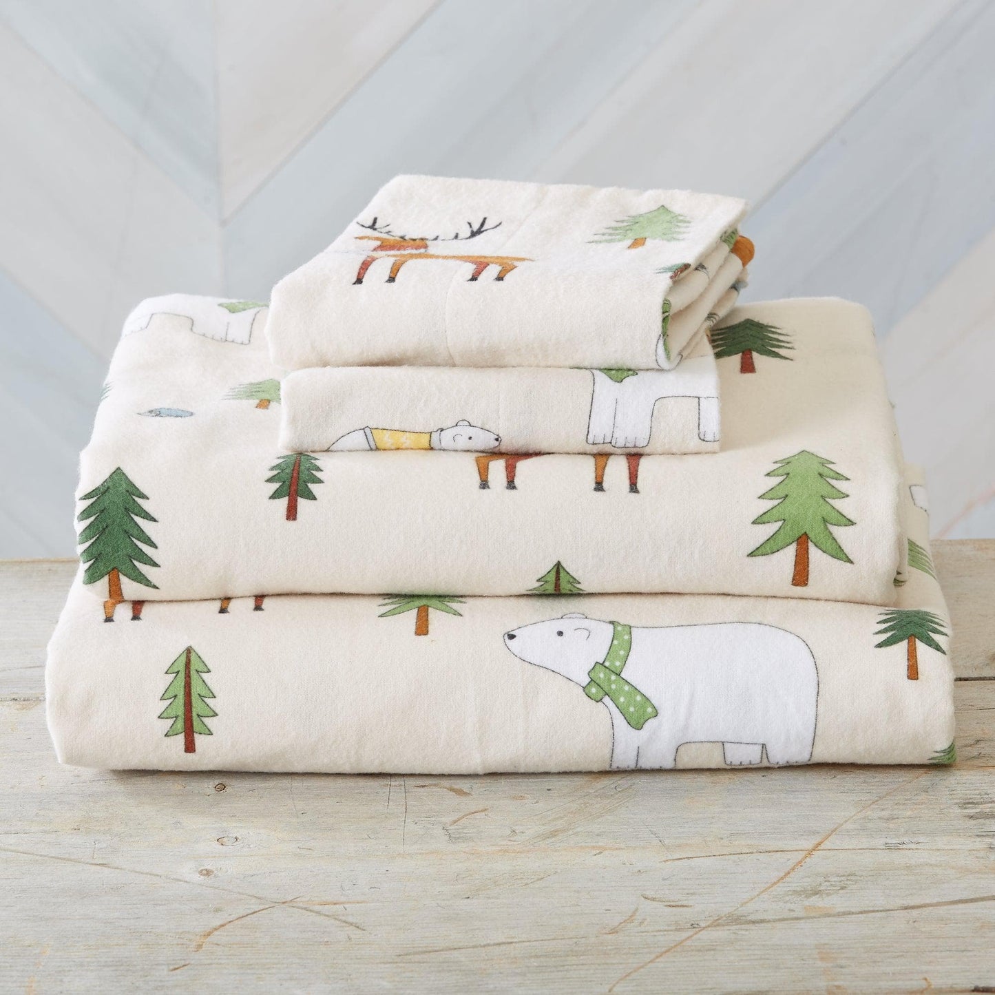 100% Turkish Cotton Flannel Sheets – Cozy Winter Lodge Patterns