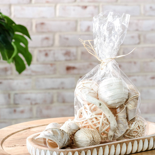 Bleached Wood Summer Bowl Filler