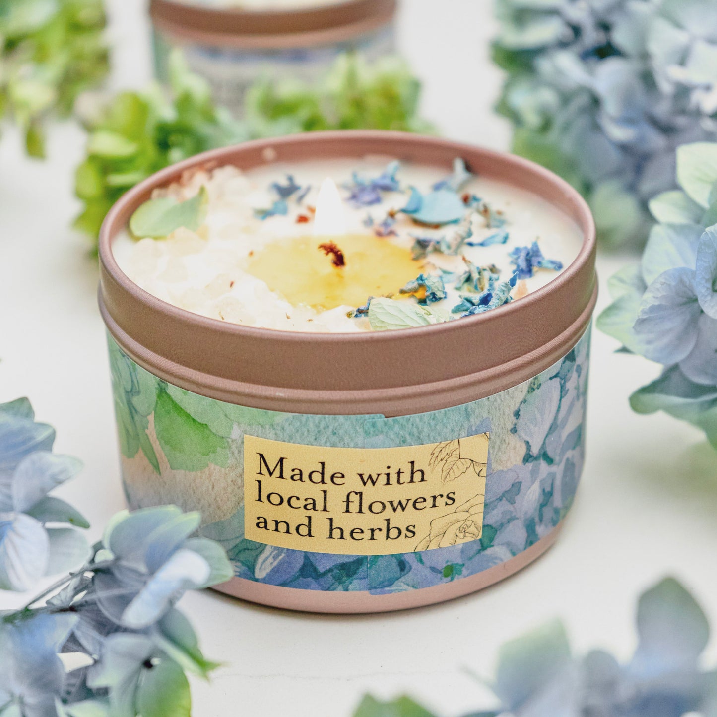 By The Sea Hydrangea Sea Salt Candle