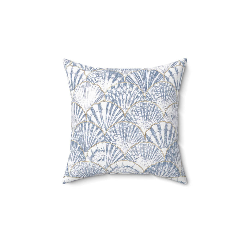 This Blue and White Throw Pillow is perfect for coastal or nautical homes.