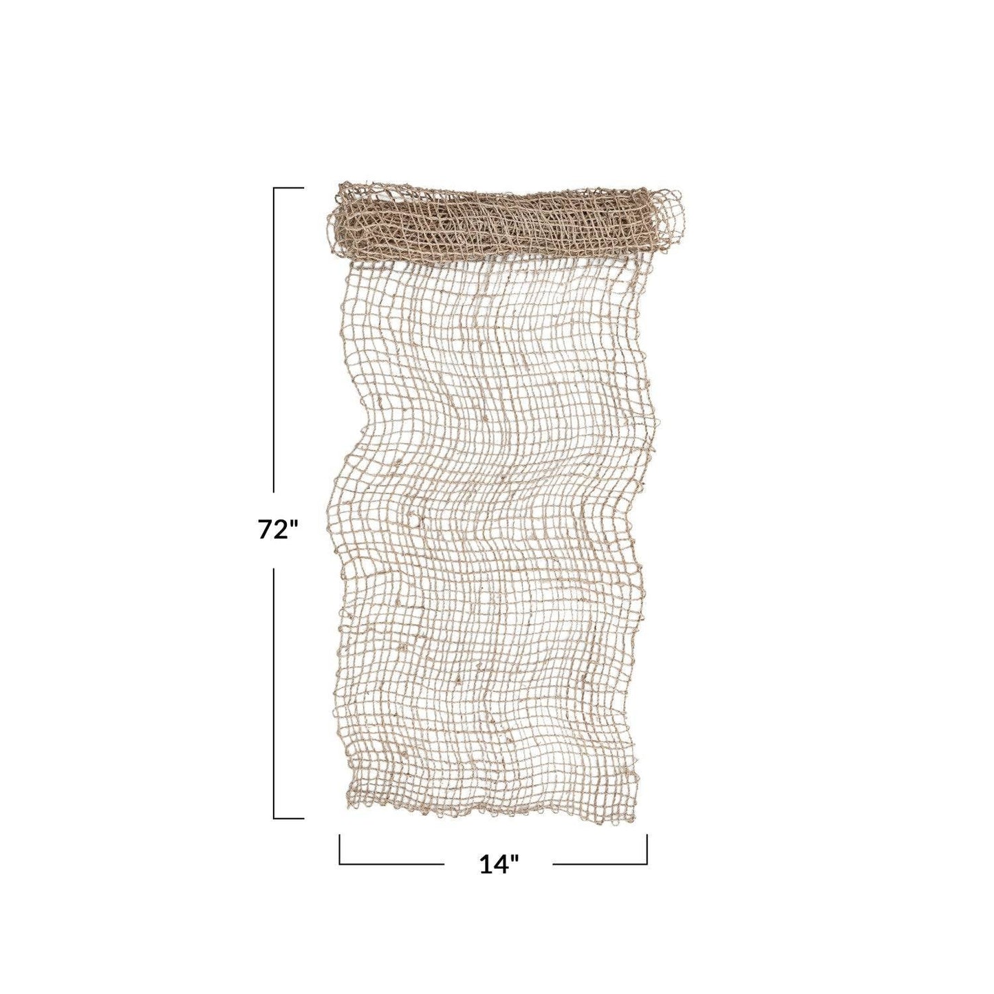 Hand-Woven Natural Banana Leaf Table Runner