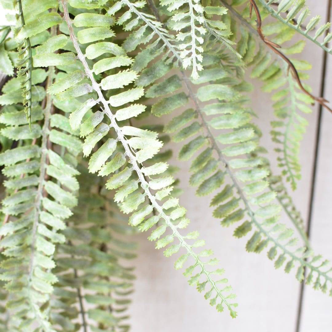 24" Faux Forest Fern Wreath
