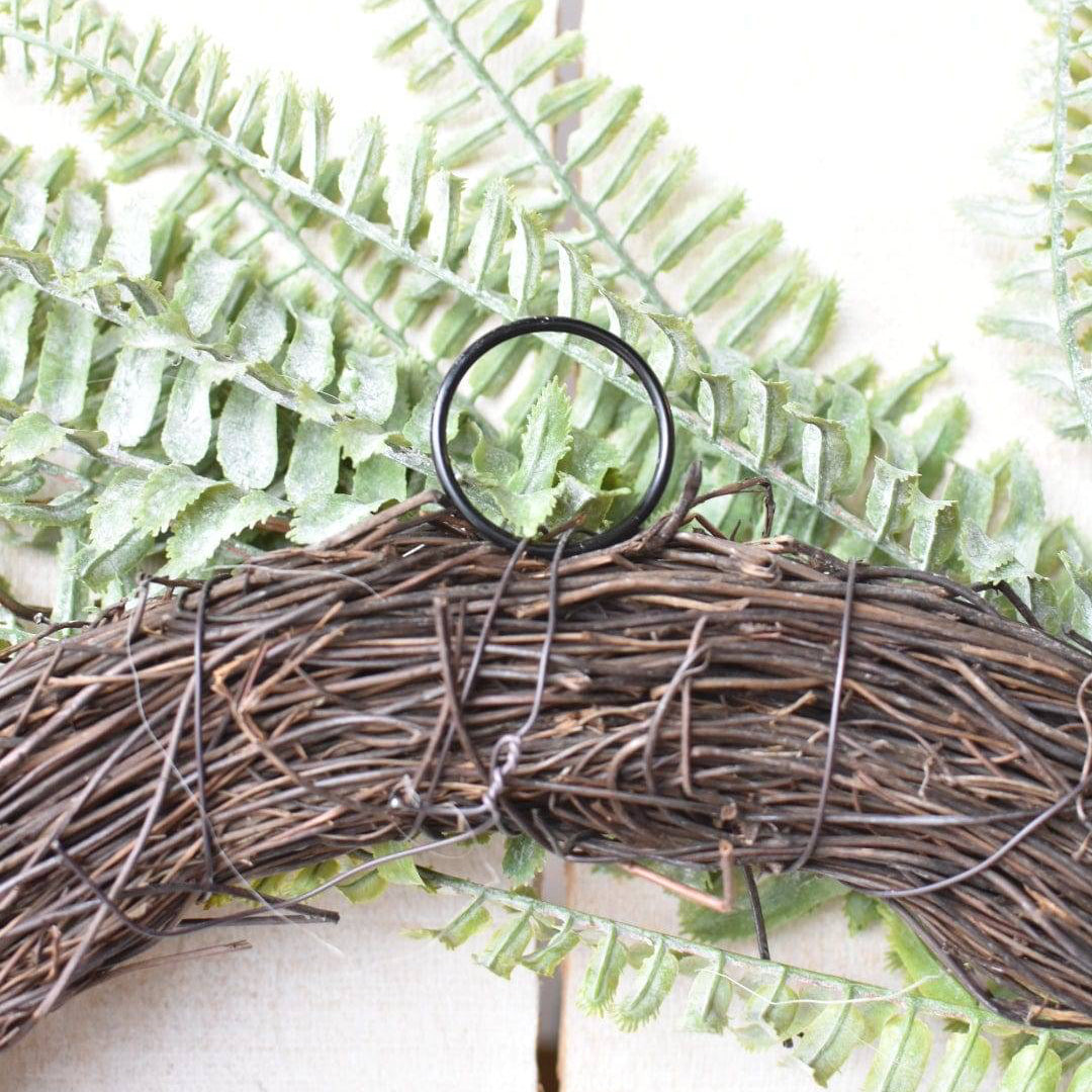 24" Faux Forest Fern Wreath