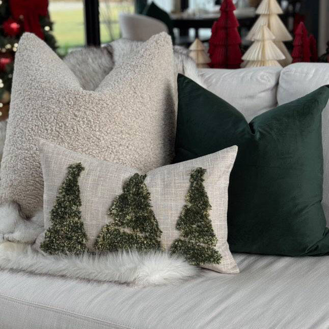 Christmas Tree Pillow Cover