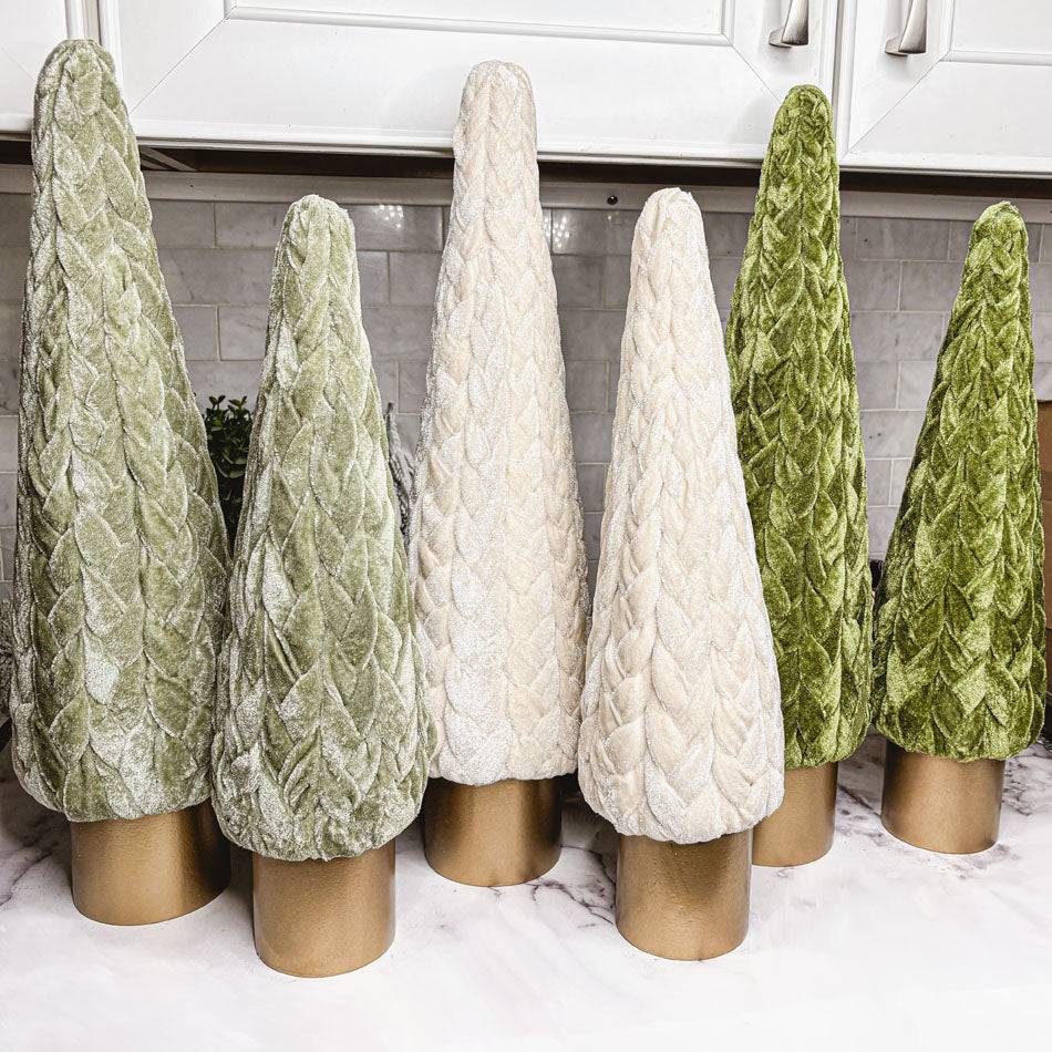 Velvet Christmas Tree Decor