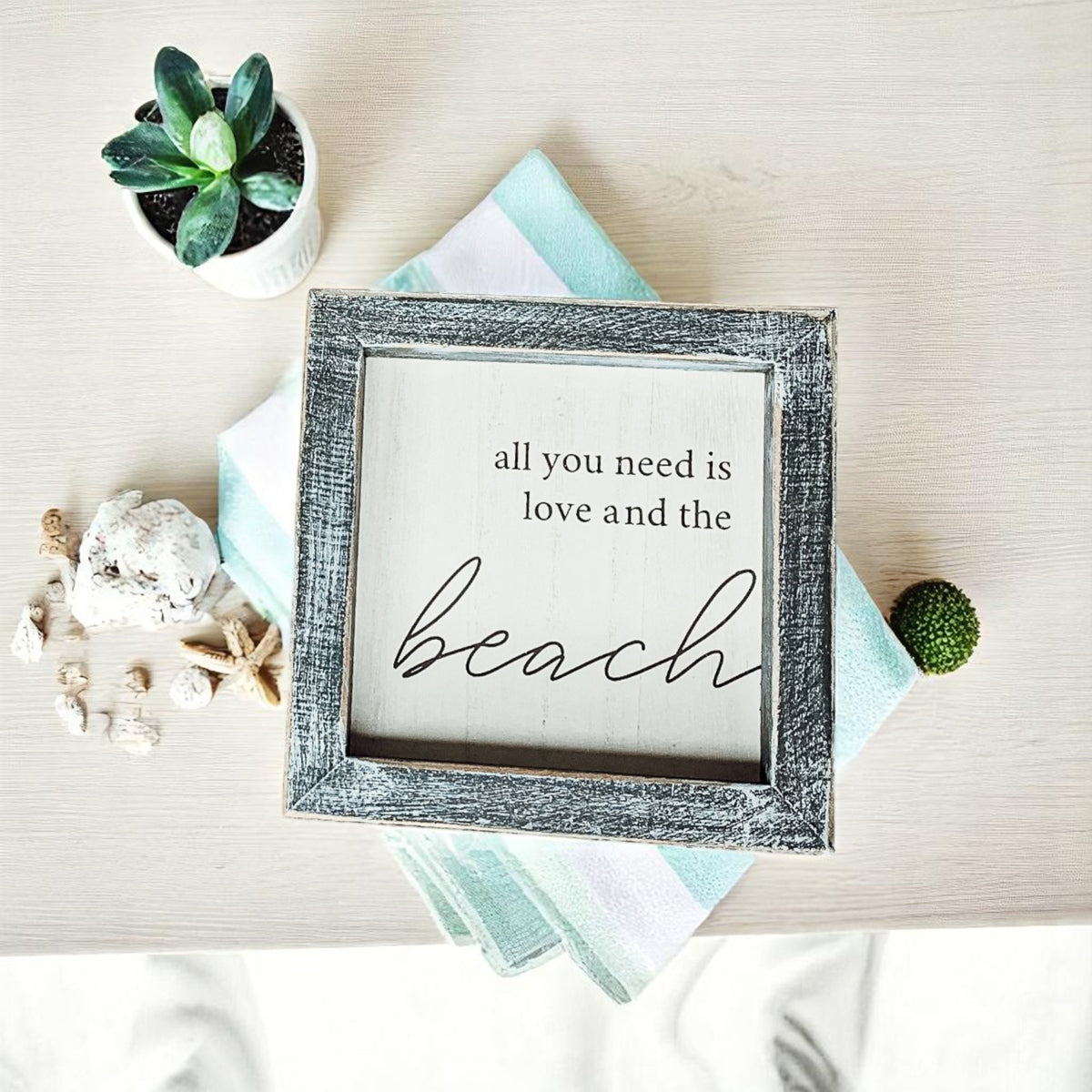 Love & Beach Sign