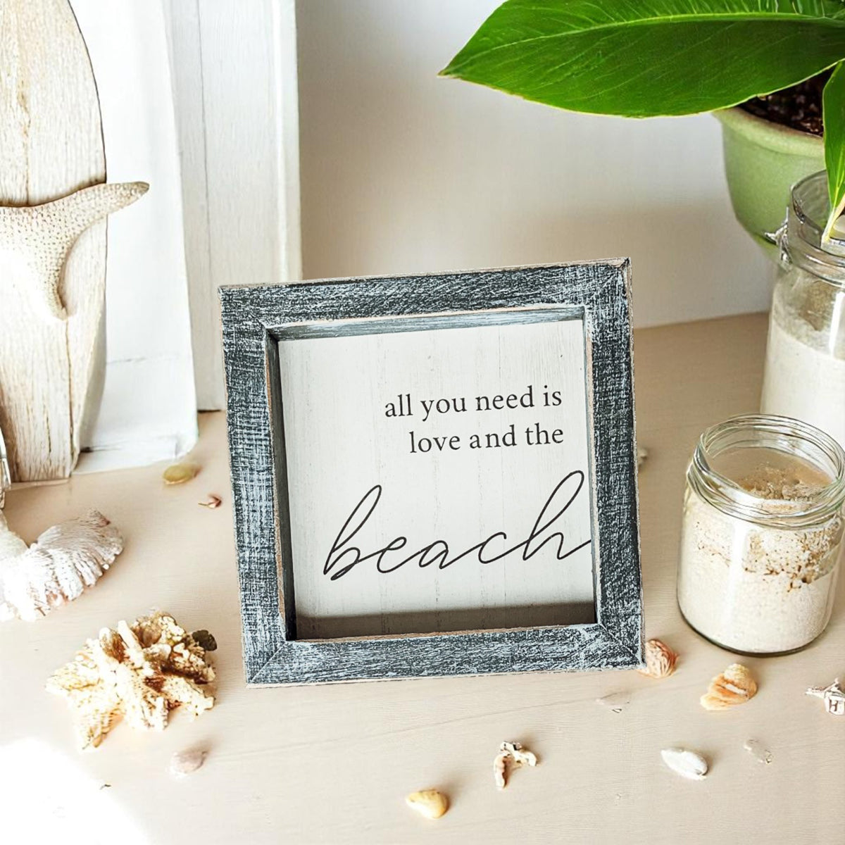 Love & Beach Sign