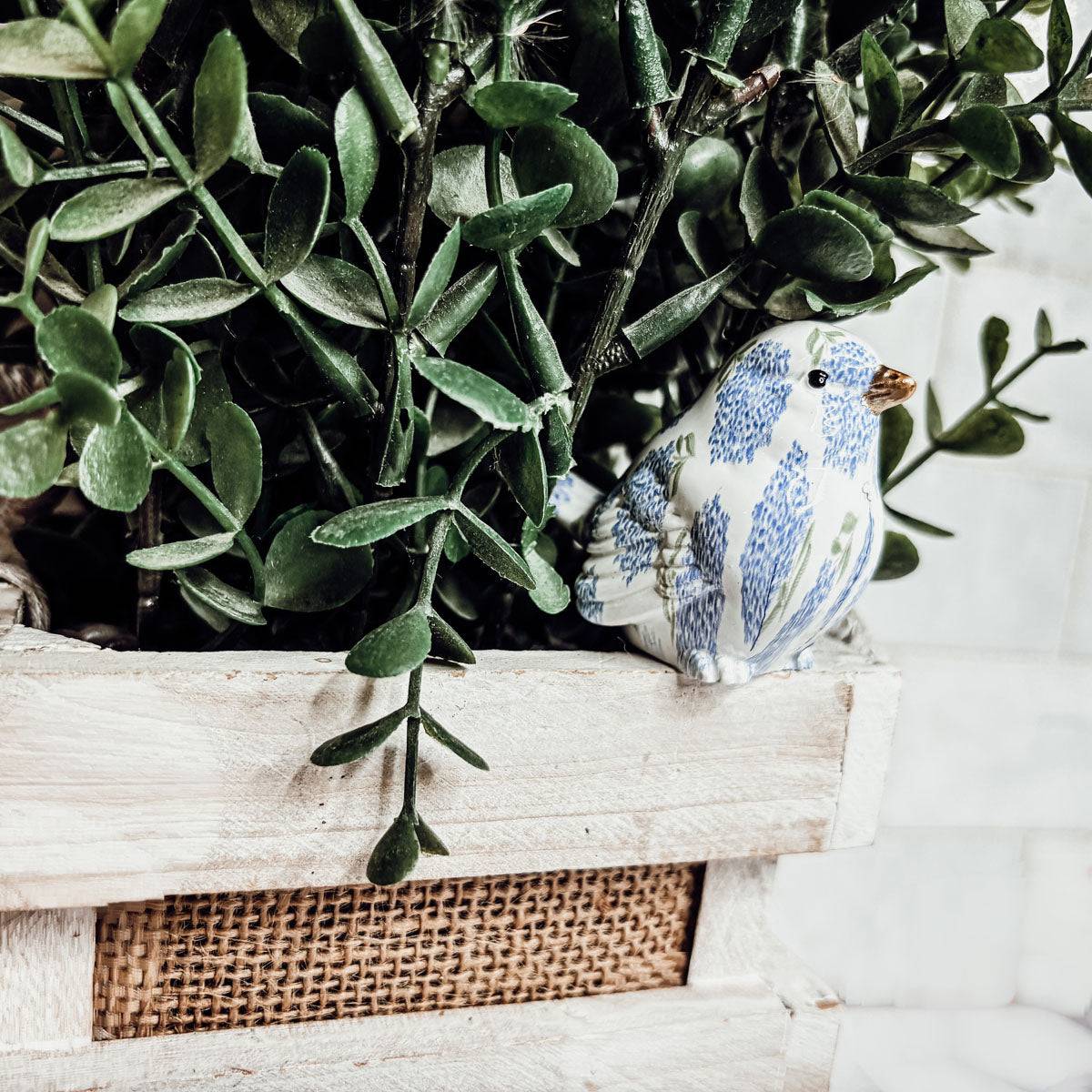 Coastal Blue Hydrangea Birds