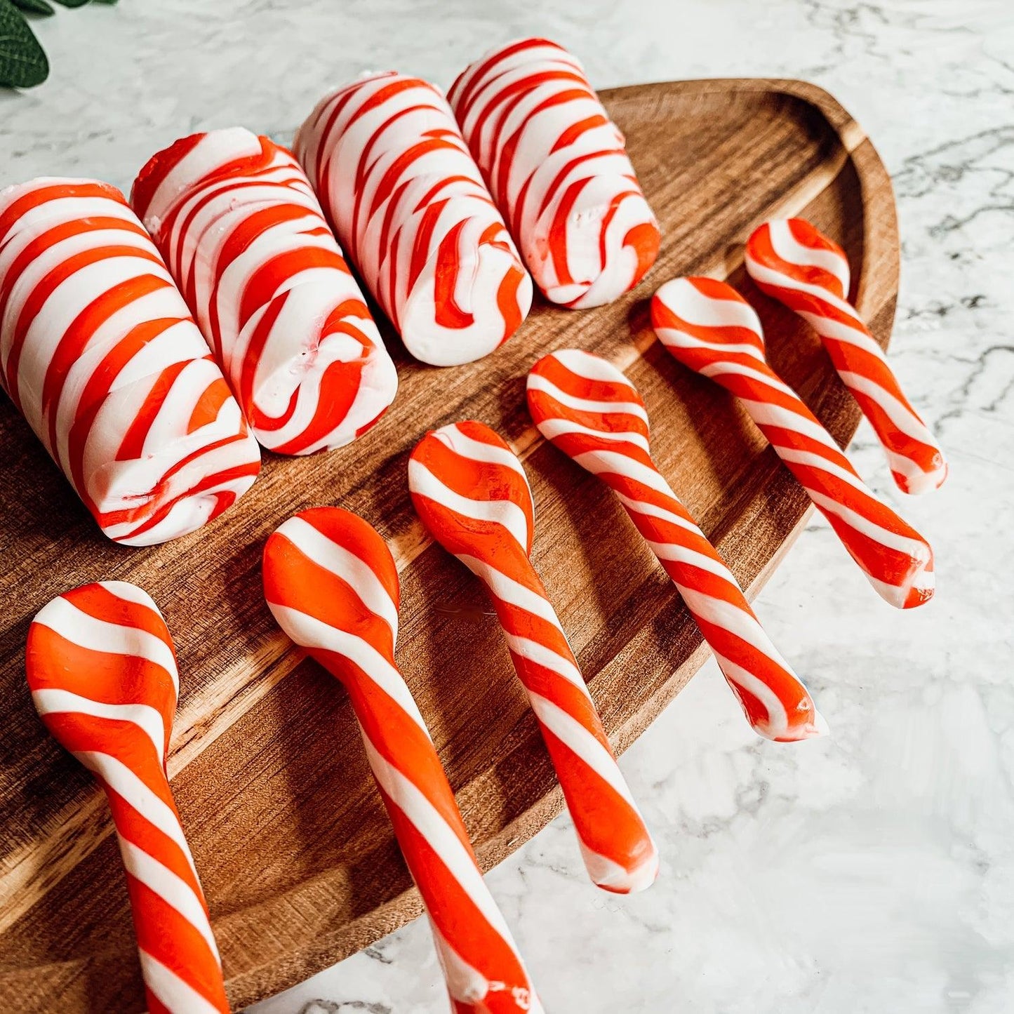 Edible Holiday Flavor Spoons – Peppermint, Cinnamon & Hot Cocoa Twist (6-Pack)