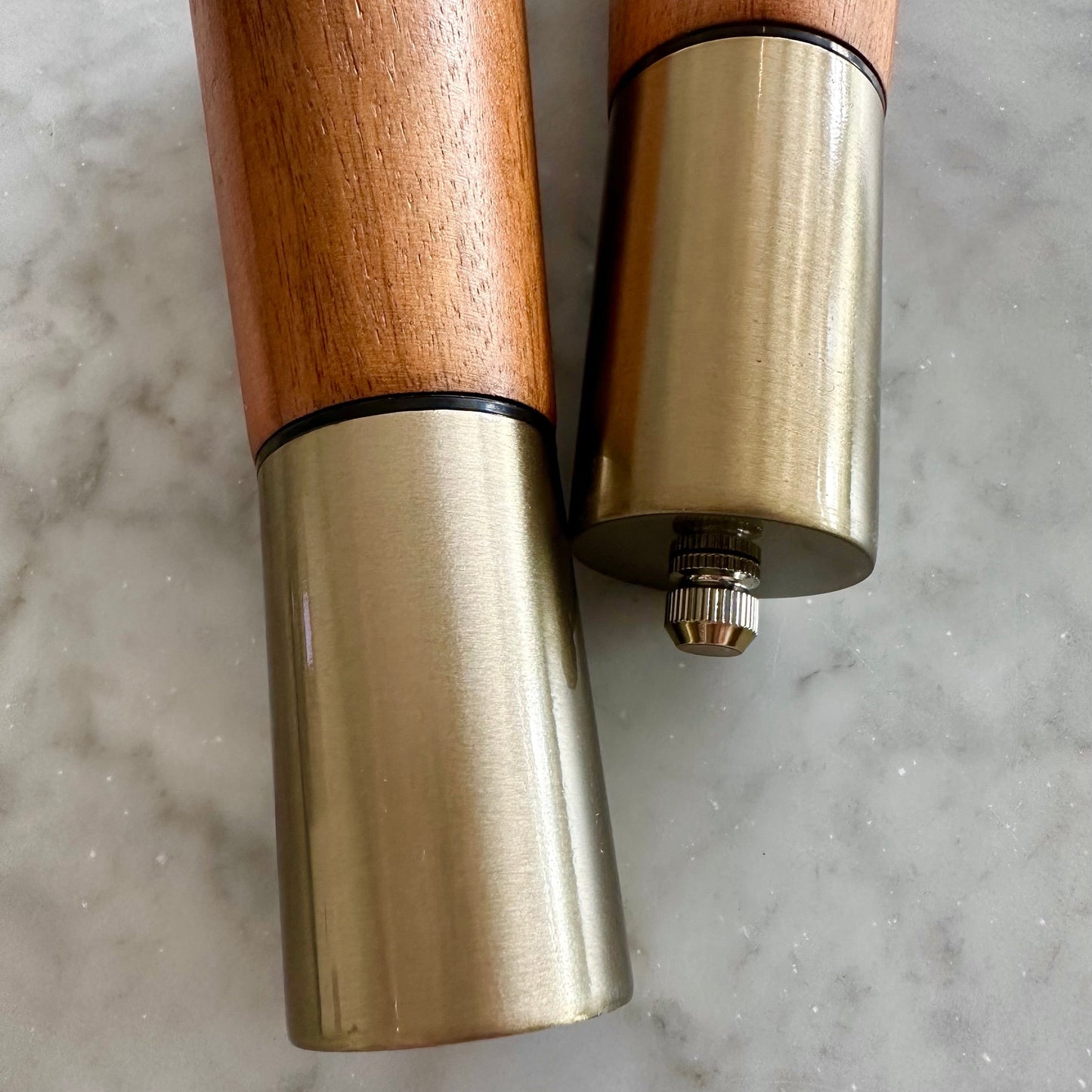 Acacia Wood Salt & Pepper Grinders