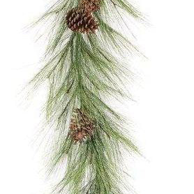 6' Faux Long Needle Pine Garland
