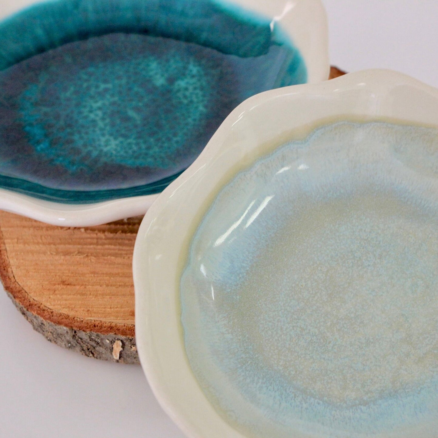 Coastal Artisan Pasta Bowls Set of 4