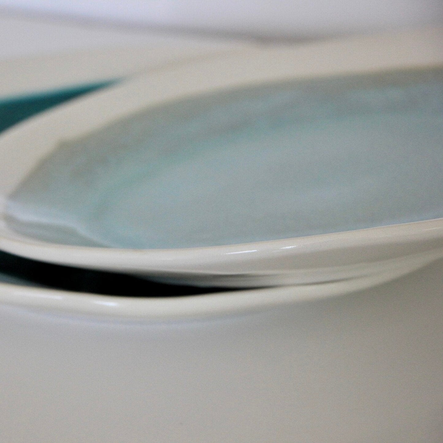 Coastal Artisan Dinner Plates – Handcrafted, Custom Colors, Dishwasher Safe