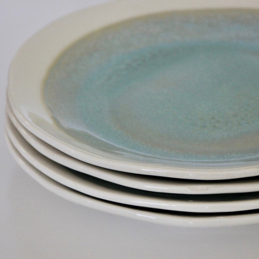 Coastal Artisan Dinner Plates – Handcrafted, Custom Colors, Dishwasher Safe