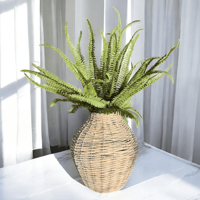 Handwoven Wicker Willow Vase