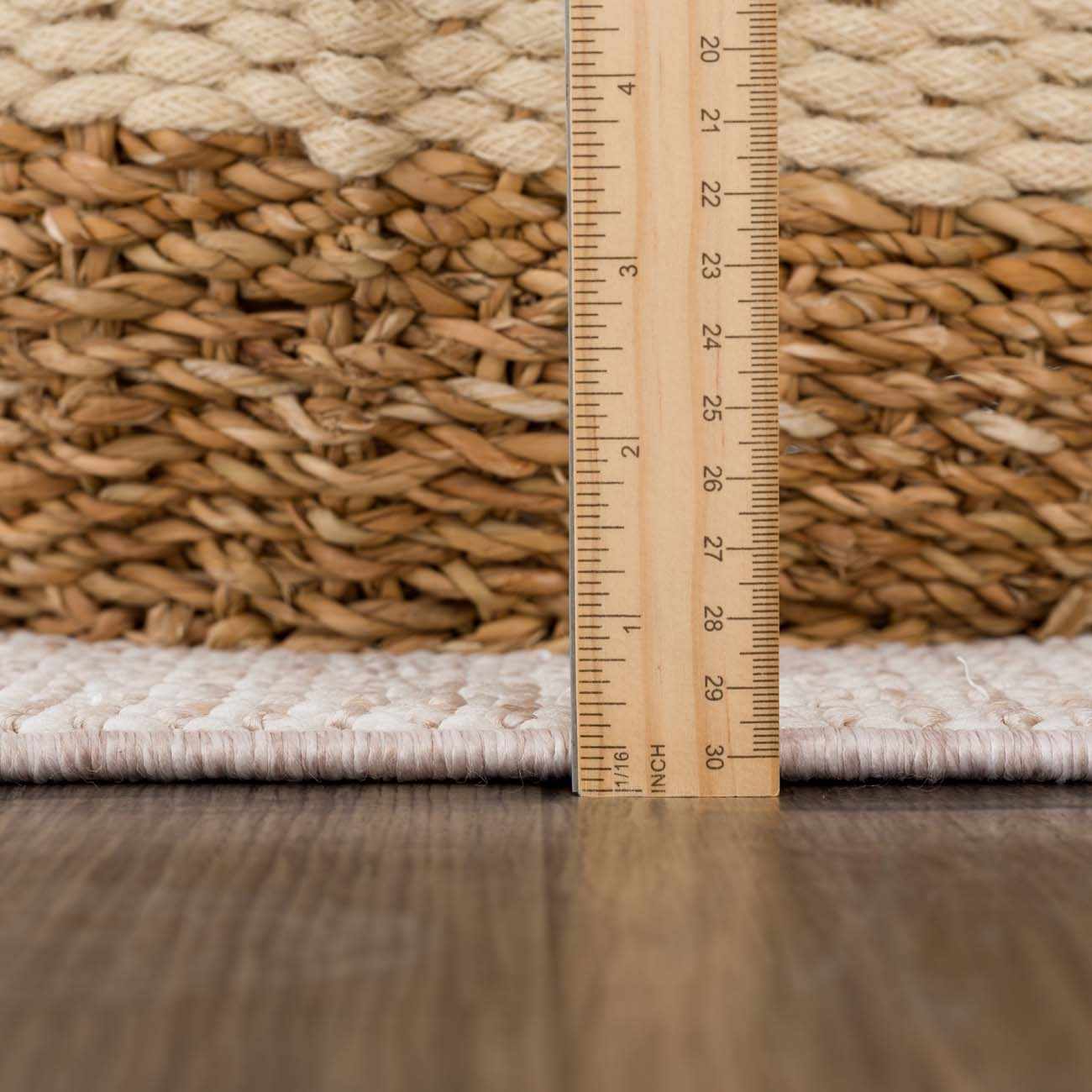 Beige & Brown Farmhouse Rug