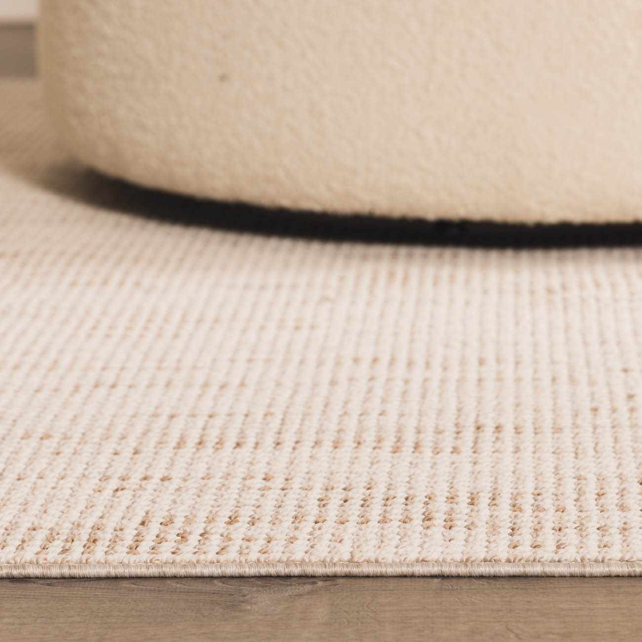 Beige & Brown Farmhouse Rug