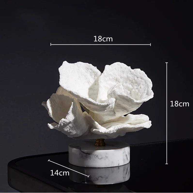 Coastal Coral Crystal Vase