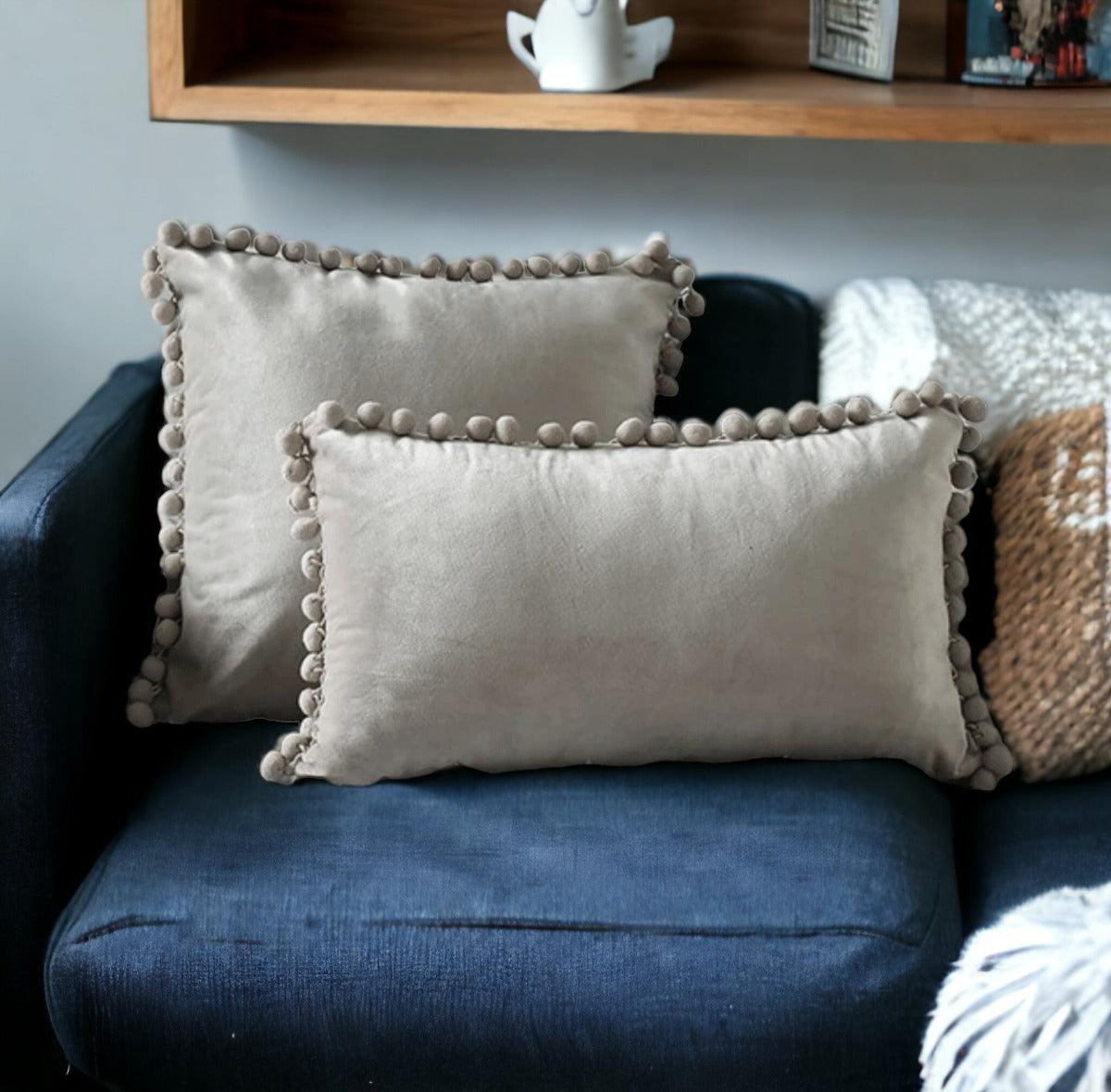 Plush Pom Pom Pillows