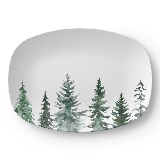 Christmas Tree Ceramic Serving Platter