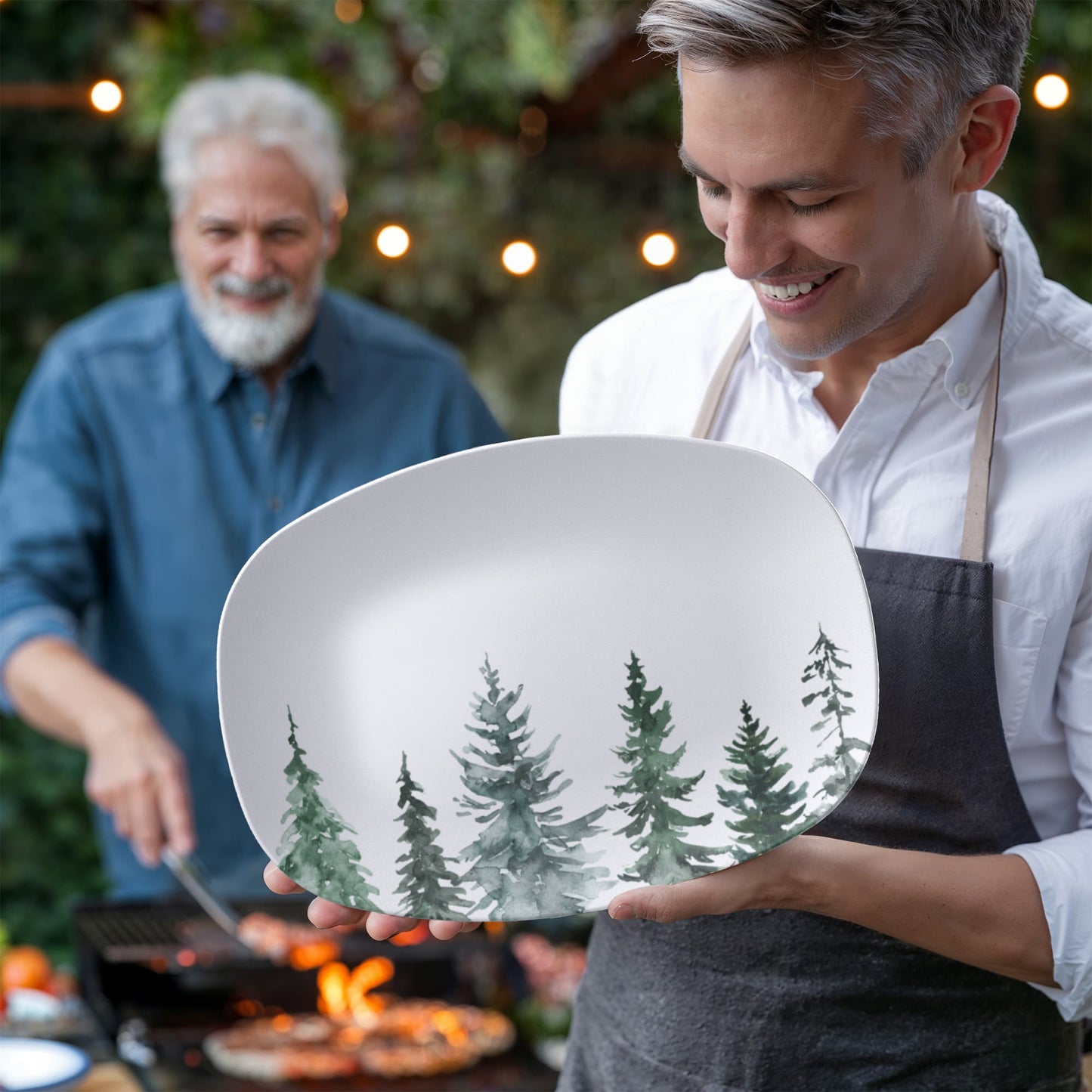 Christmas Tree Ceramic Serving Platter