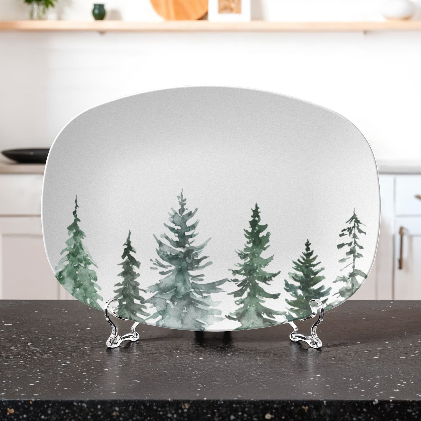 Christmas Tree Ceramic Serving Platter