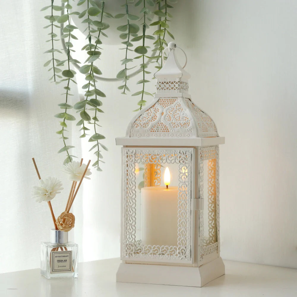 19'' Cream Hanging Lantern