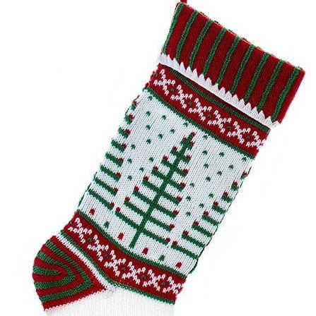 Kurt Adler Knit Christmas Stocking