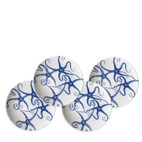 Coastal Blue Starfish Porcelain Dinnerware