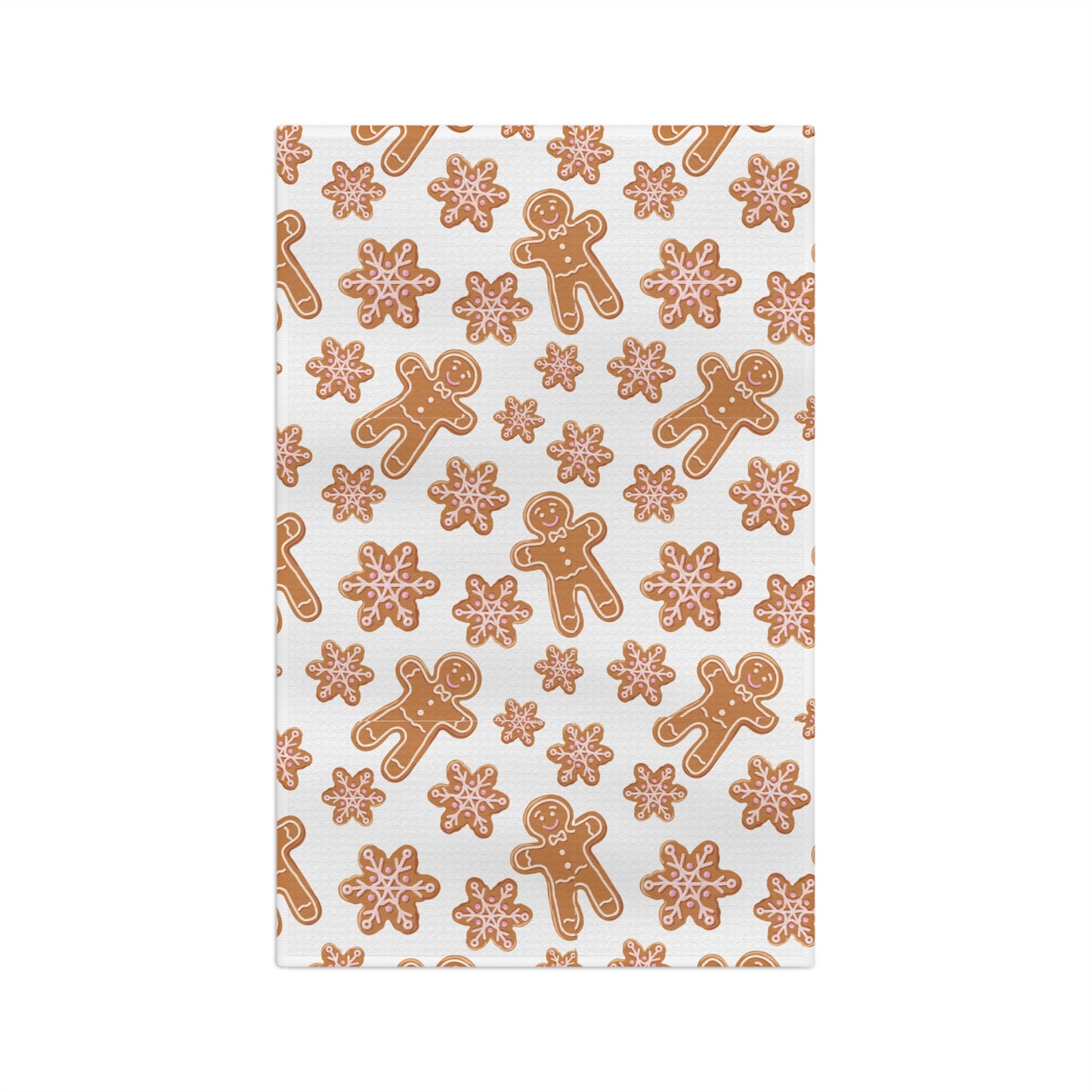 Cute Christmas kitchen towel perfect for gingerbread and cookie baking