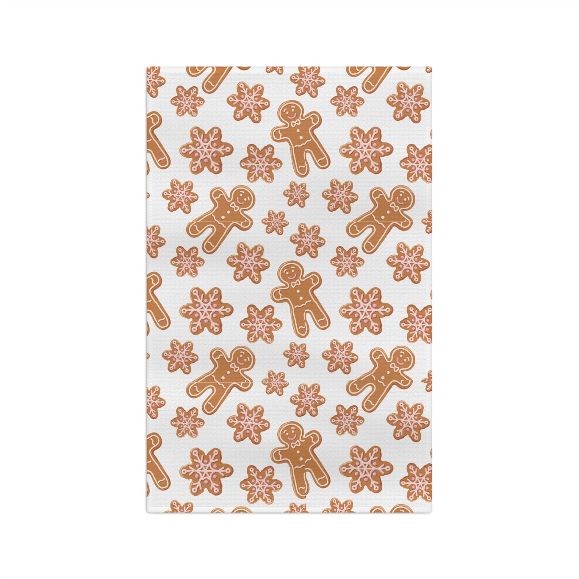 Cute Christmas kitchen towel perfect for gingerbread and cookie baking
